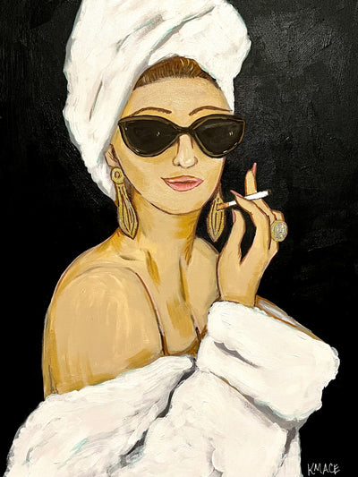 "Spa Girl" Giclée Fine Art Print